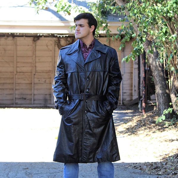 Men's Leather Trench Coats: How And When To Wear